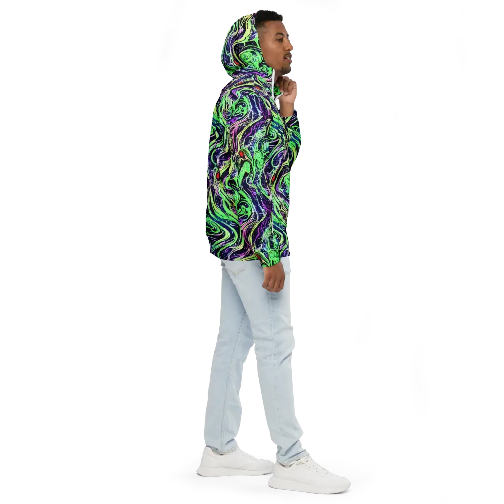 Alien Current on Men's Windbreaker — Right