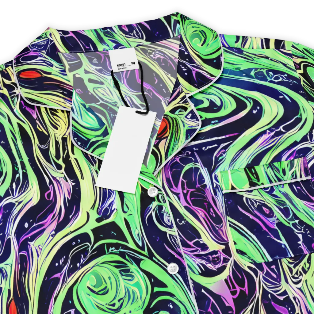Alien Current on Women's Short Sleeve Pajama Top — Product details
