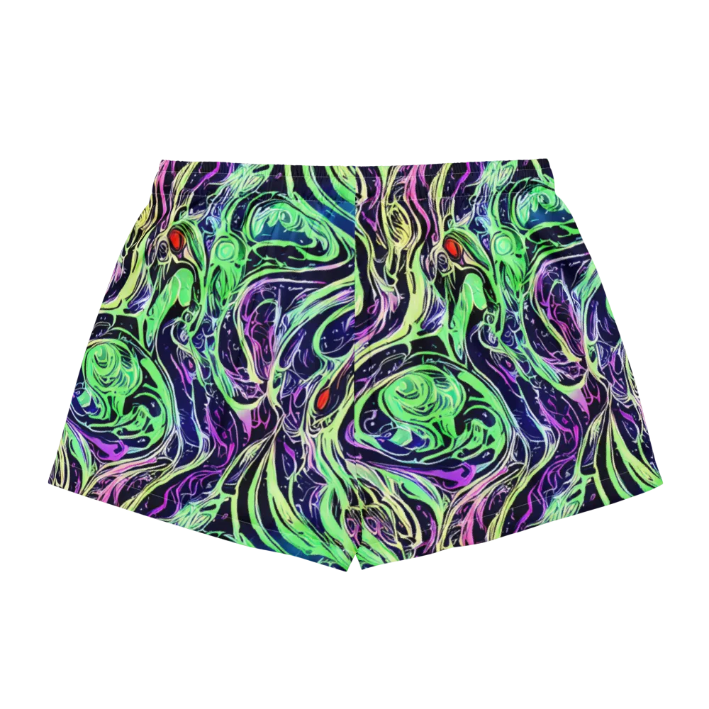 Alien Current on Women's Pajama Shorts — Back