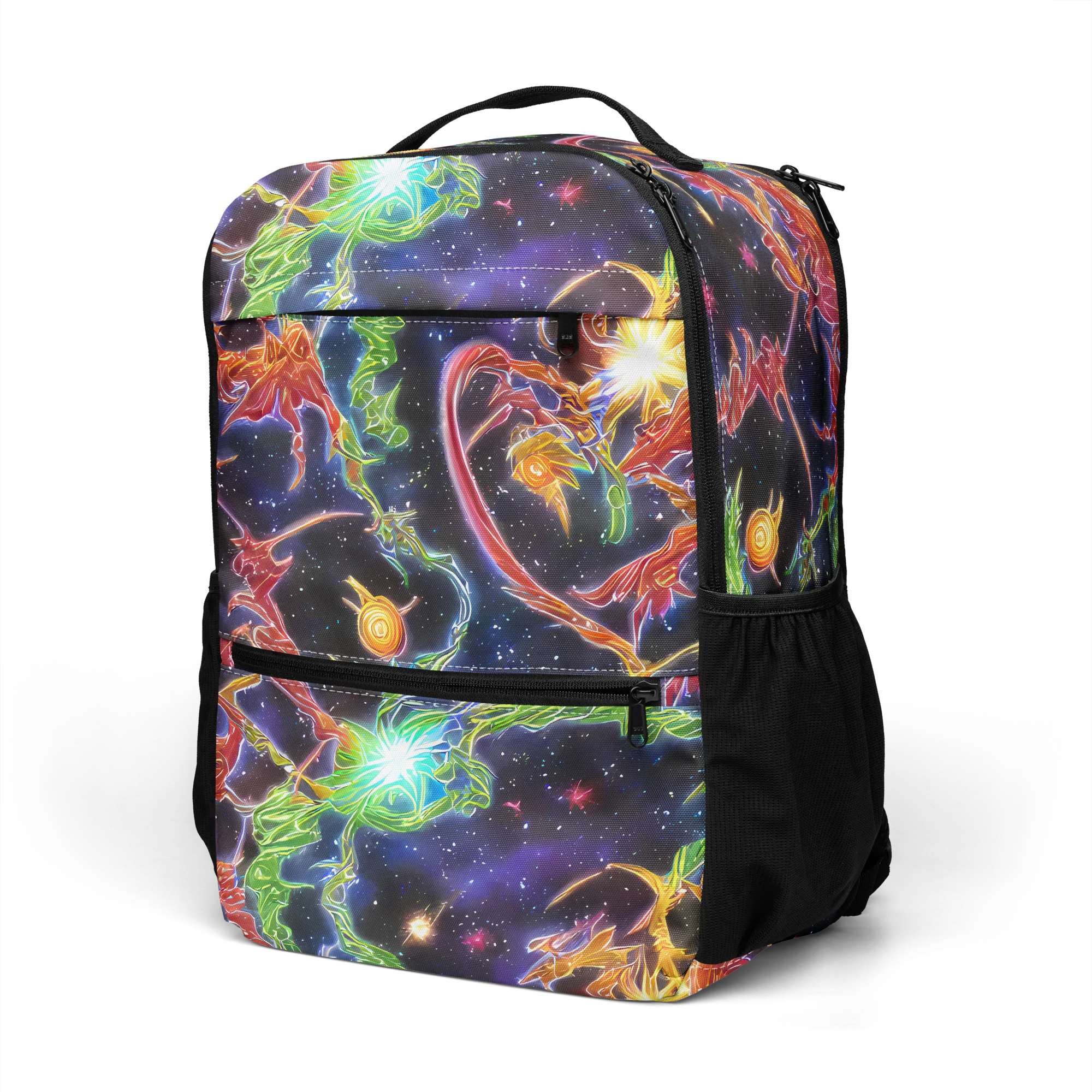 Galactic Flora on Utility Backpack — Left Front