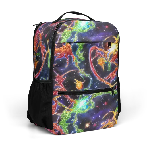 Galactic Flora on a Utility Backpack