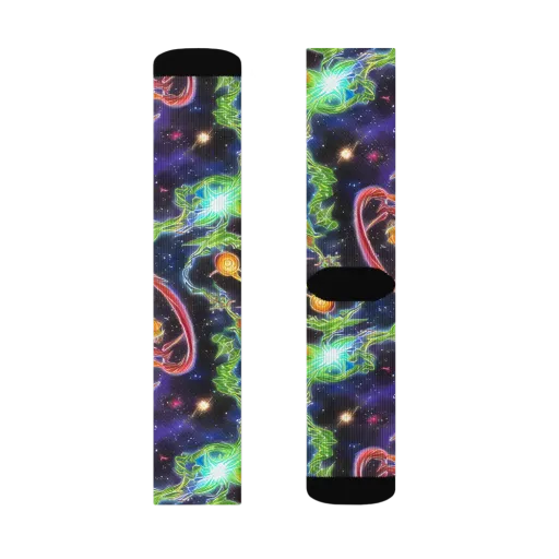 Galactic Flora on a Socks