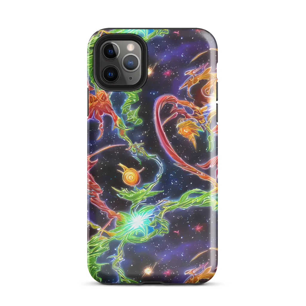 Galactic Flora on Tough Case for iPhone® — Front