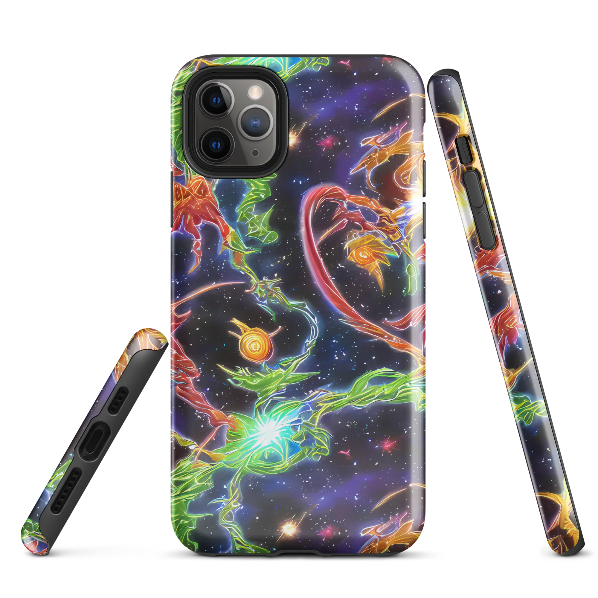 Galactic Flora on Tough Case for iPhone® — Front