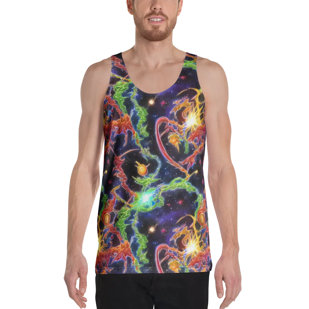 Galactic Flora on Men's Tank Top — Front