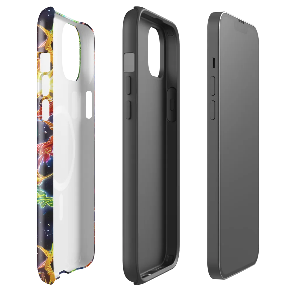 Galactic Flora on MagSafe Tough Case for iPhone® — Front