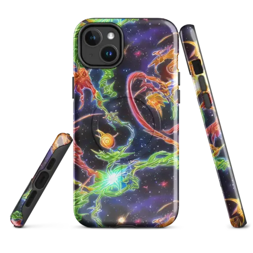 Galactic Flora on a MagSafe Tough Case for iPhone®