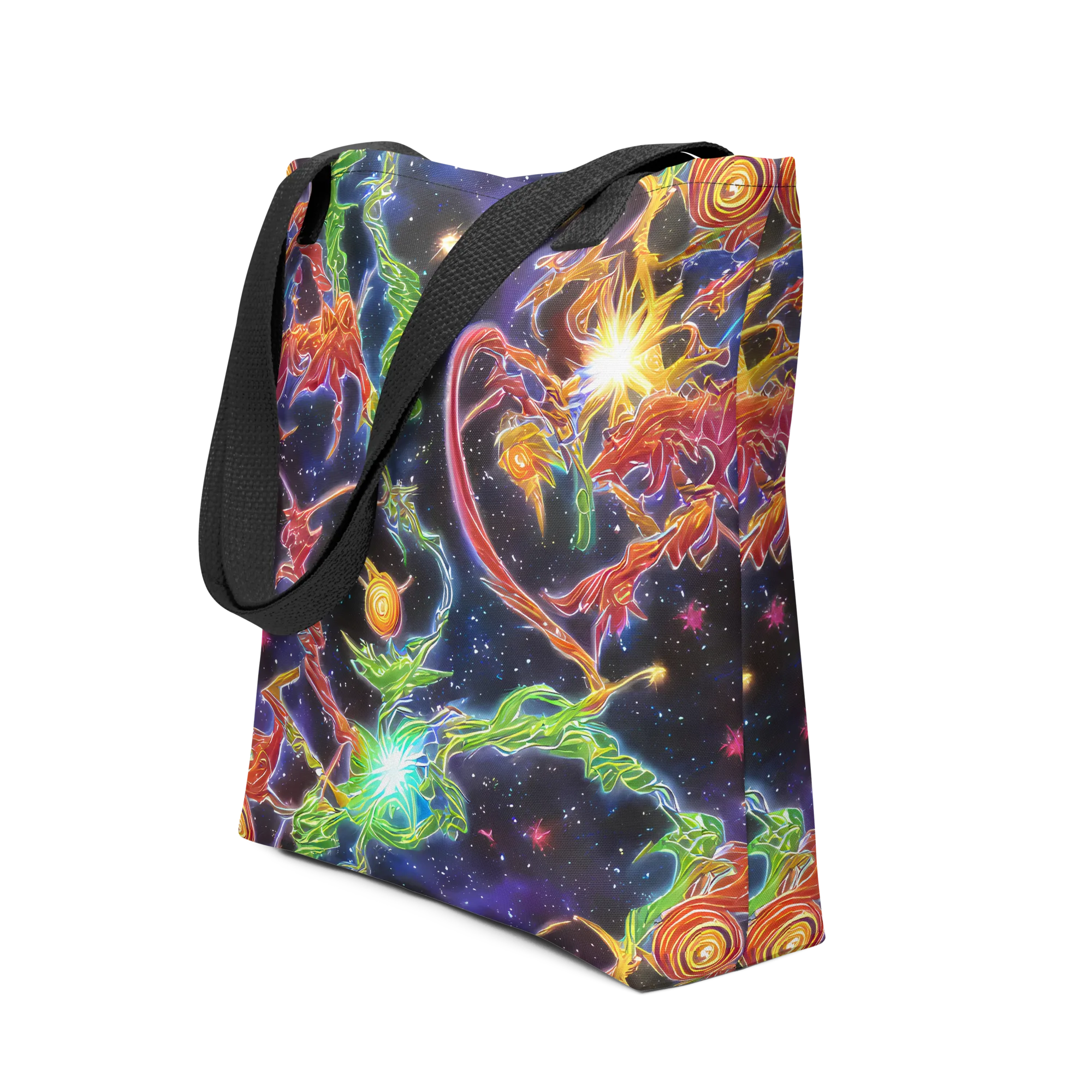 Galactic Flora on Tote Bag — Front