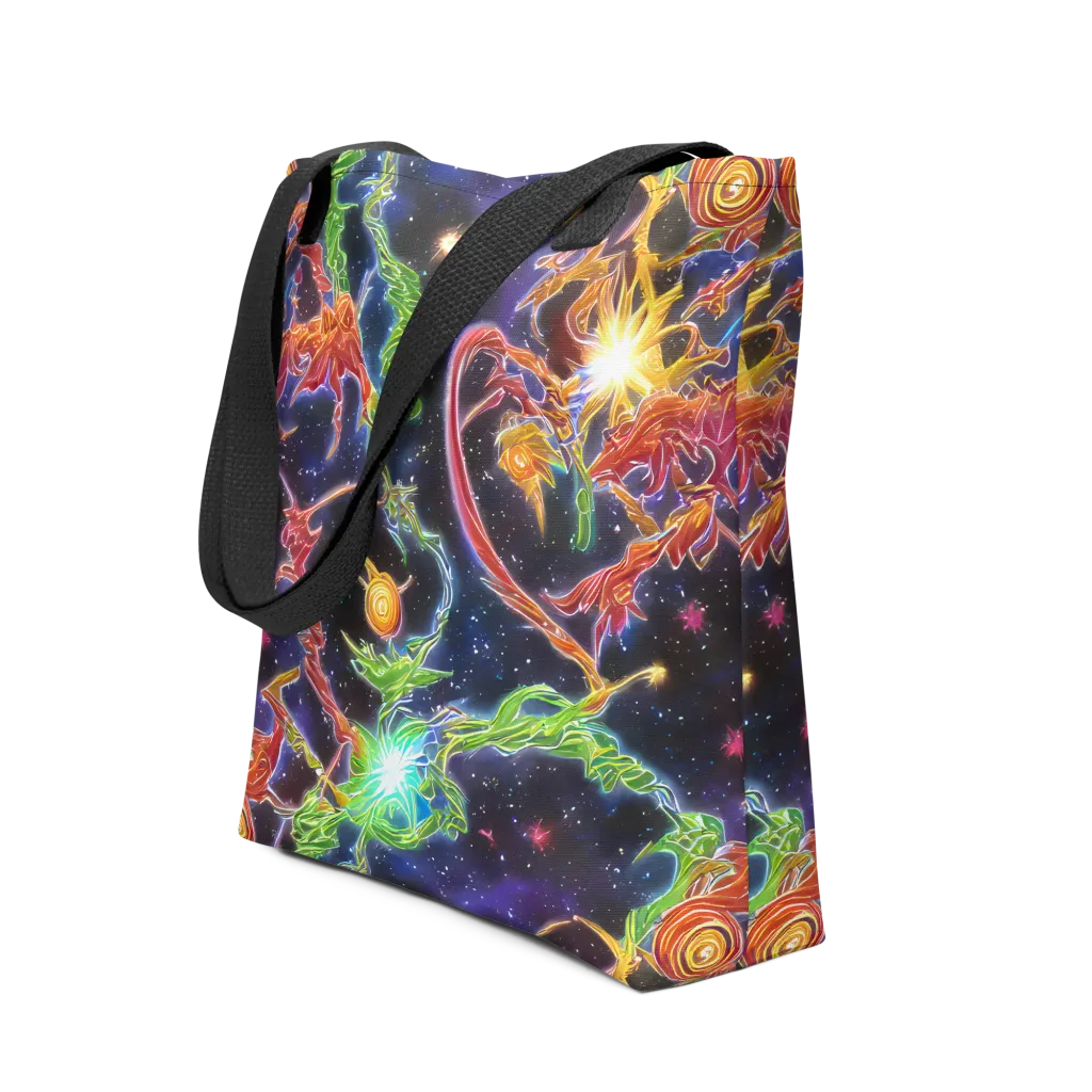 Galactic Flora on Tote Bag — Front