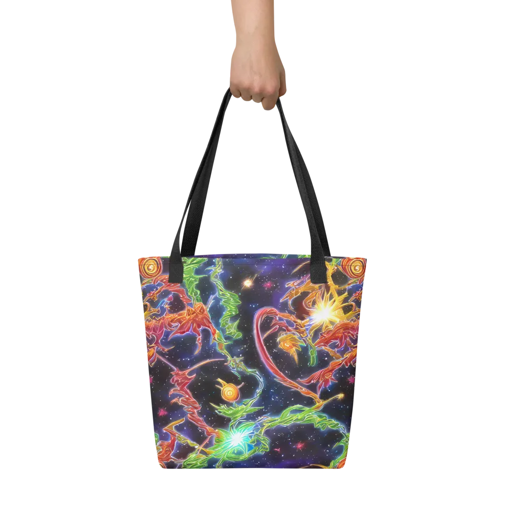 Galactic Flora on Tote Bag — Front