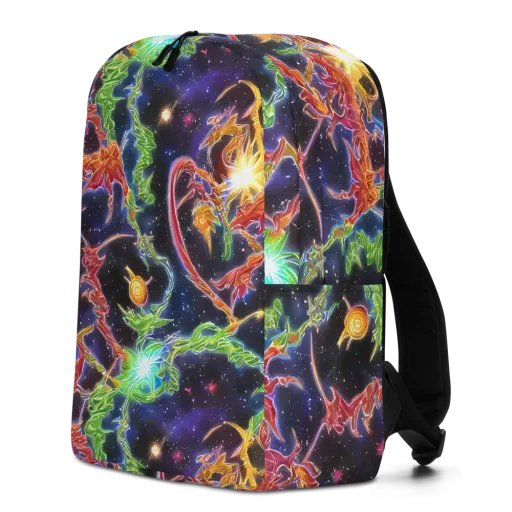 Galactic Flora on a Minimalist Backpack