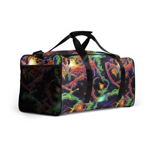 Galactic Flora on a Duffle Bag