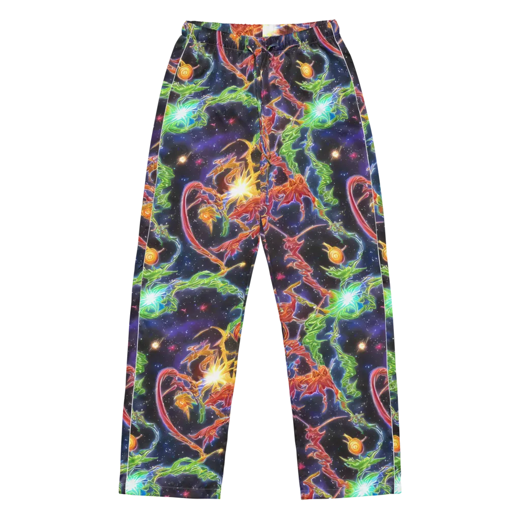 Galactic Flora on Women's Pajama Pants — Front
