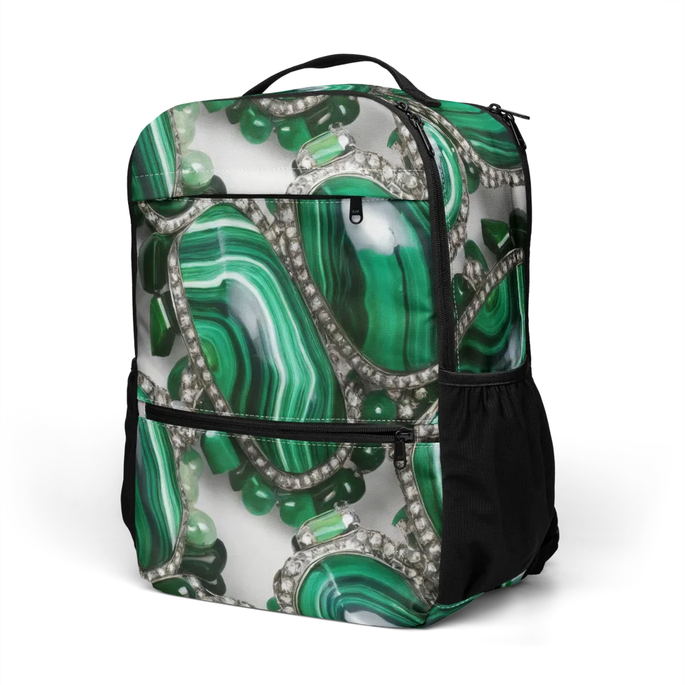 Malachite Royale on Utility Backpack — Left Front