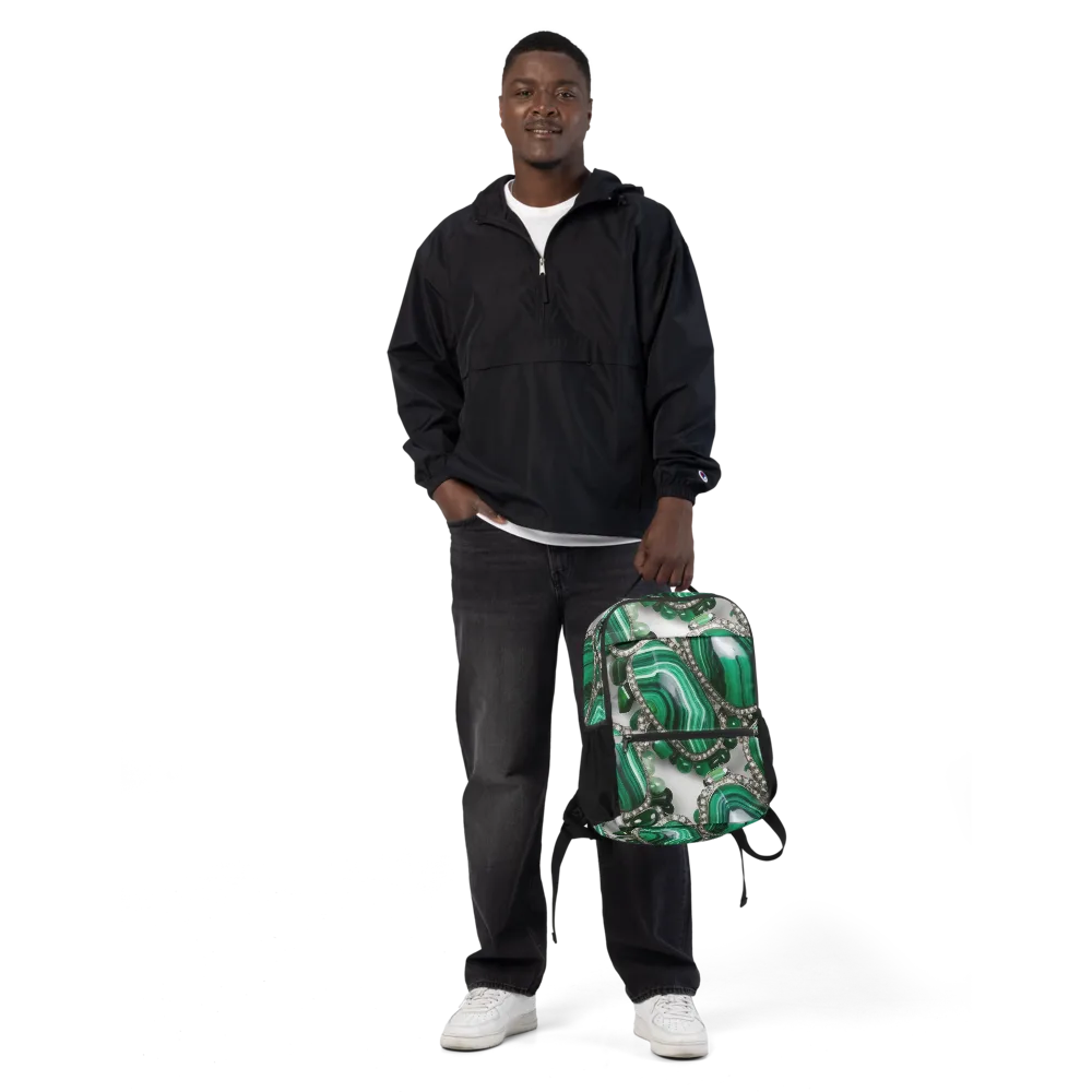 Malachite Royale on Utility Backpack — Front