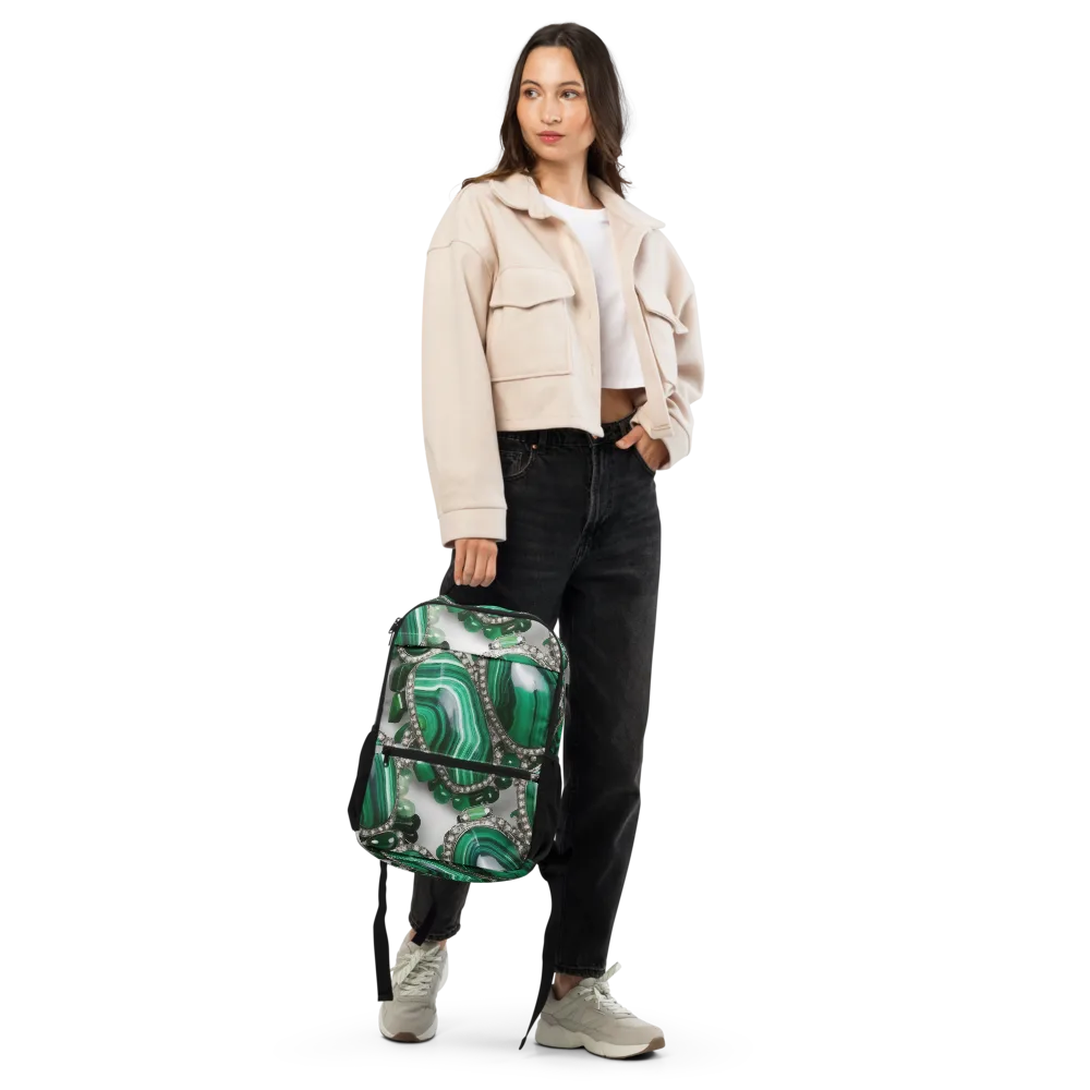 Malachite Royale on Utility Backpack — Front