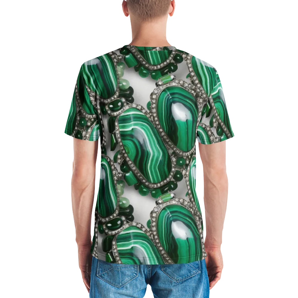 Malachite Royale on Men's Crew Neck T-Shirt — Back