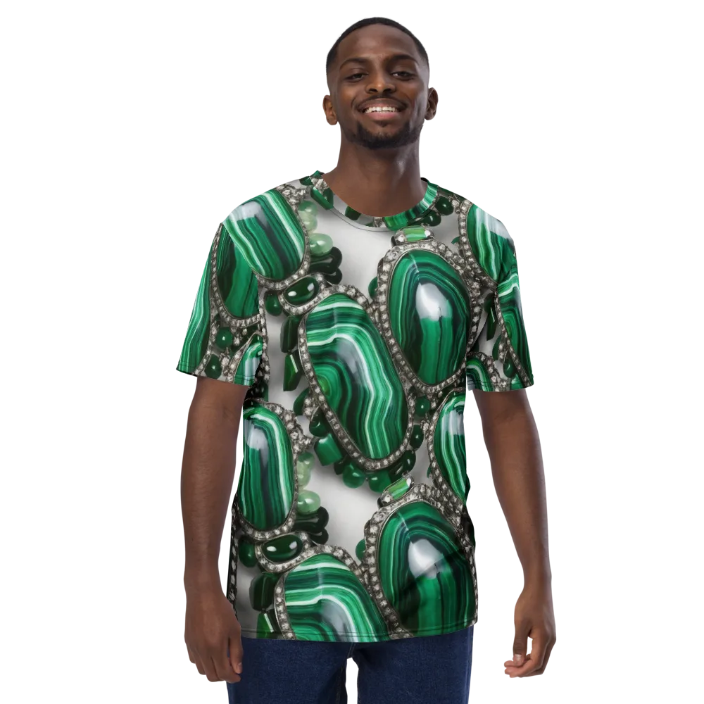 Malachite Royale on Men's Crew Neck T-Shirt — Front