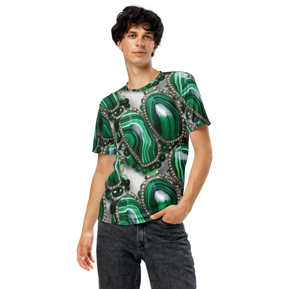 Malachite Royale on Men's Crew Neck T-Shirt — Front