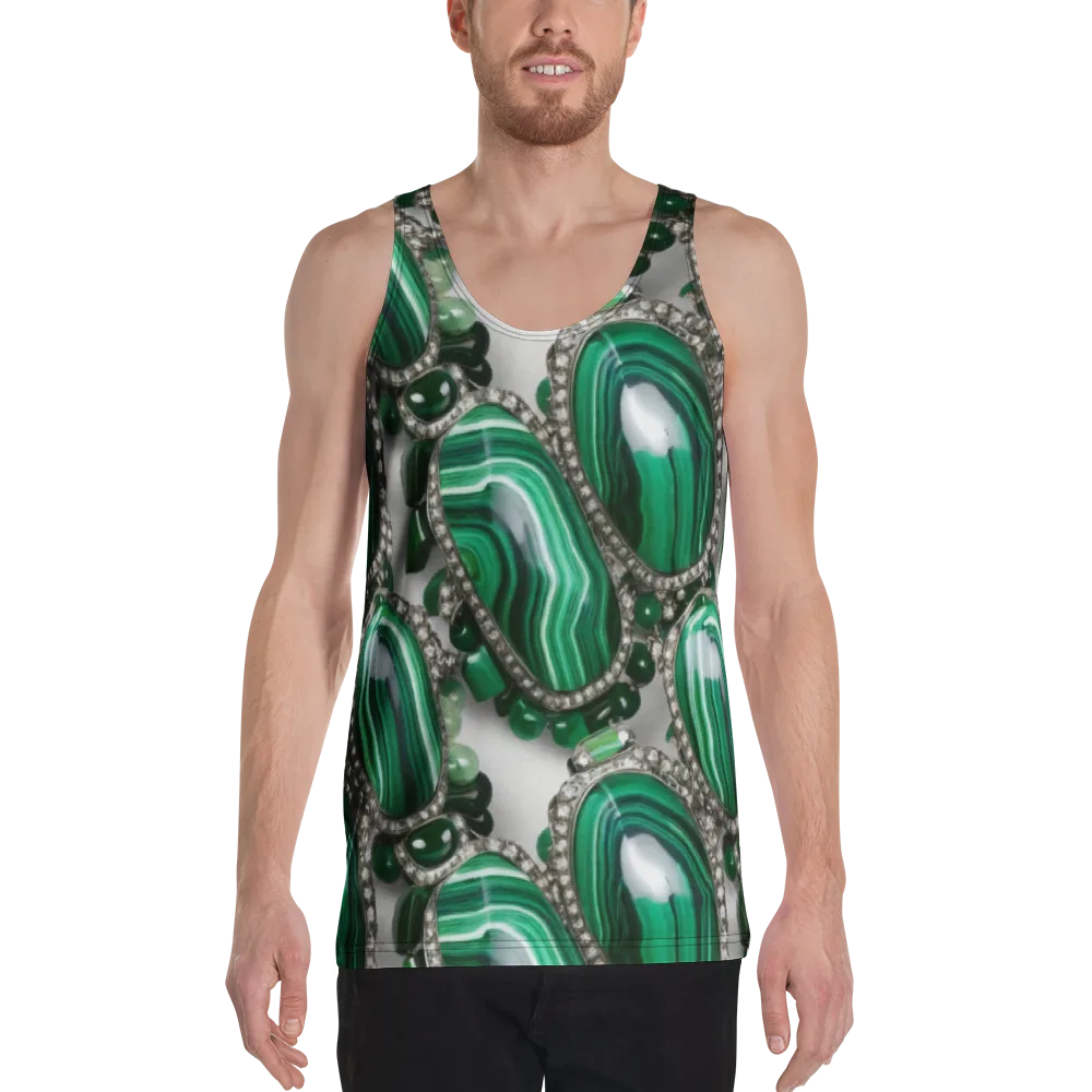 Malachite Royale on Men's Tank Top — Front