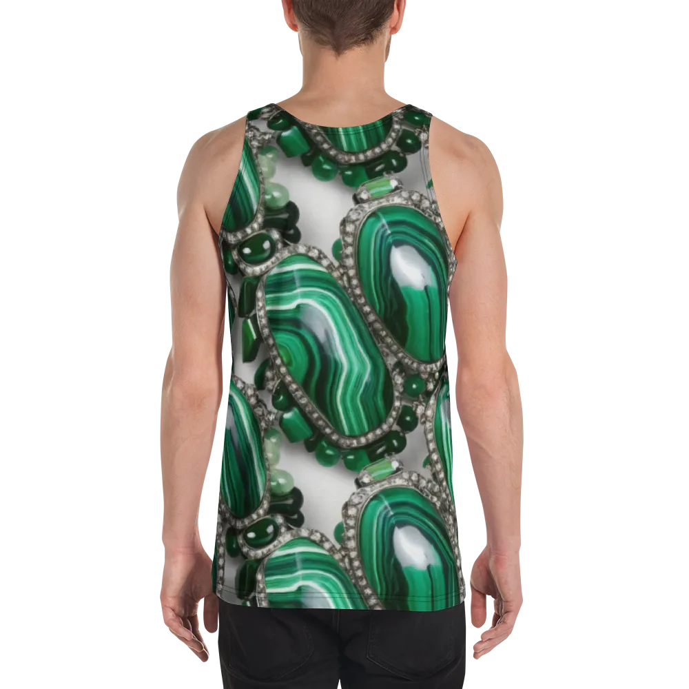 Malachite Royale on Men's Tank Top — Back