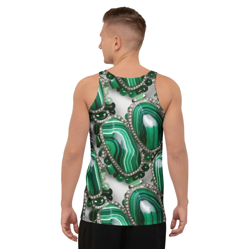 Malachite Royale on Men's Tank Top — Back