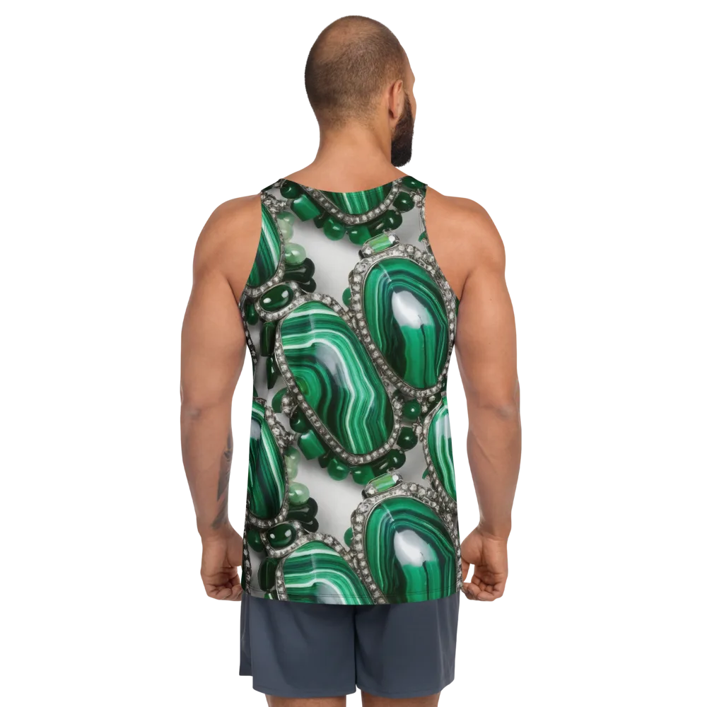 Malachite Royale on Men's Tank Top — Back