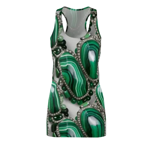 Malachite Royale on a Racerback Dress