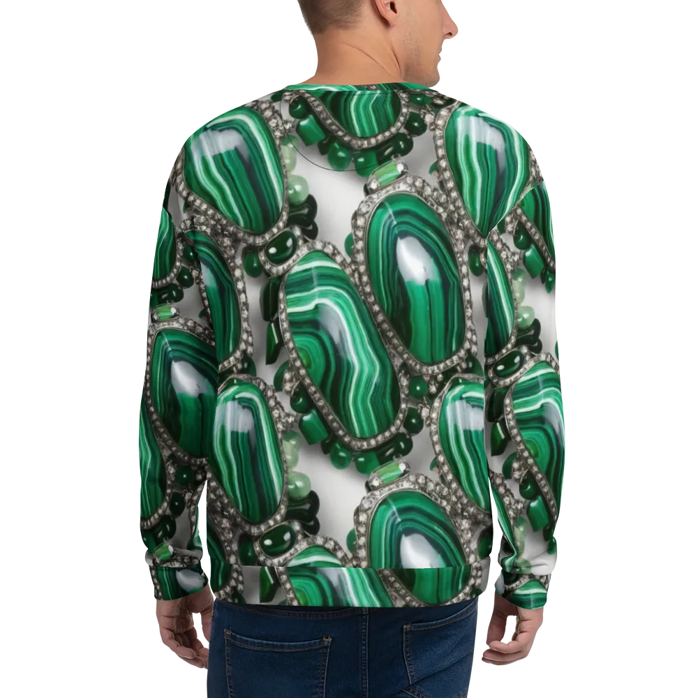 Malachite Royale on Sweatshirt — Back