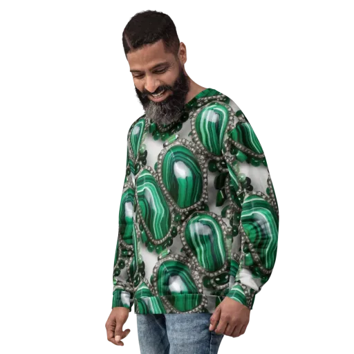 Malachite Royale on a Sweatshirt