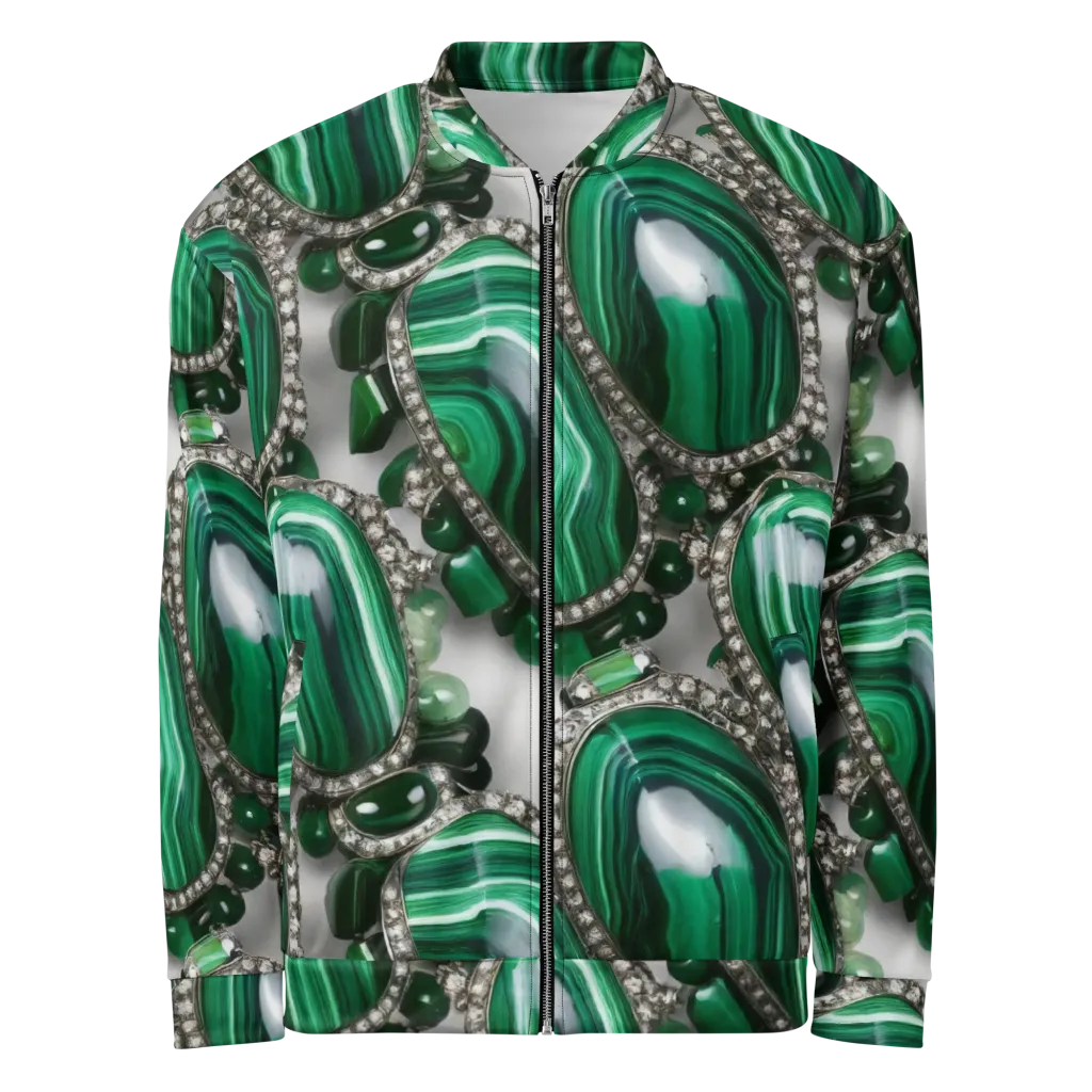 Malachite Royale on Bomber Jacket — Front