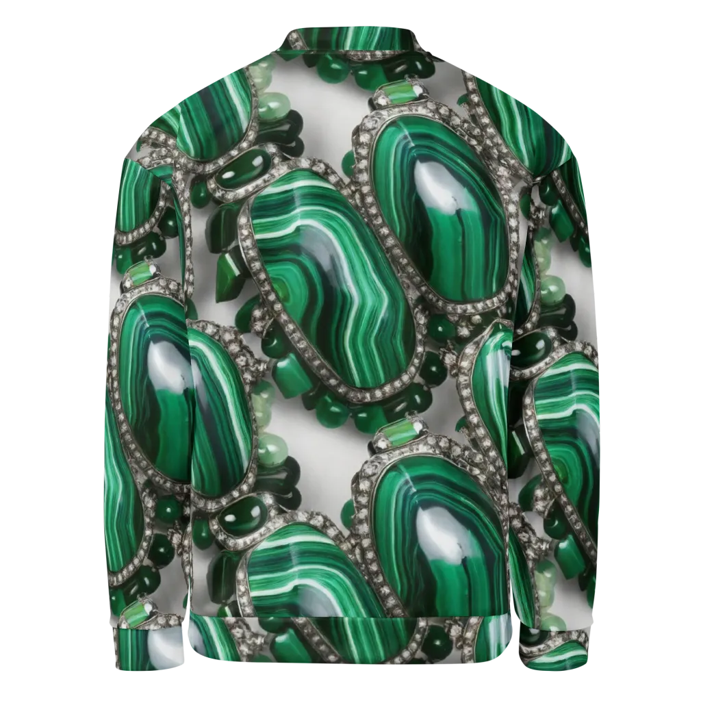 Malachite Royale on Bomber Jacket — Back