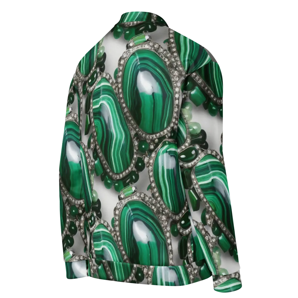 Malachite Royale on Bomber Jacket — Right Back