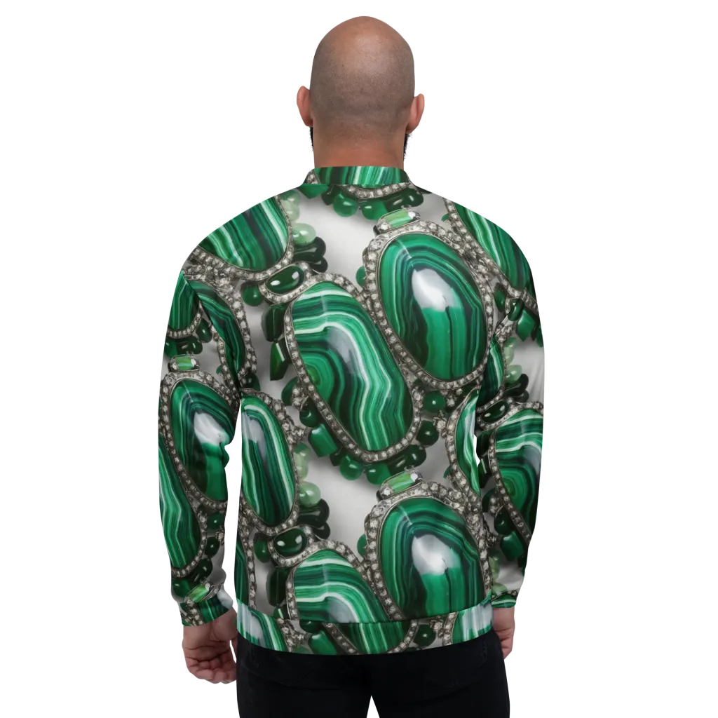 Malachite Royale on Bomber Jacket — Back