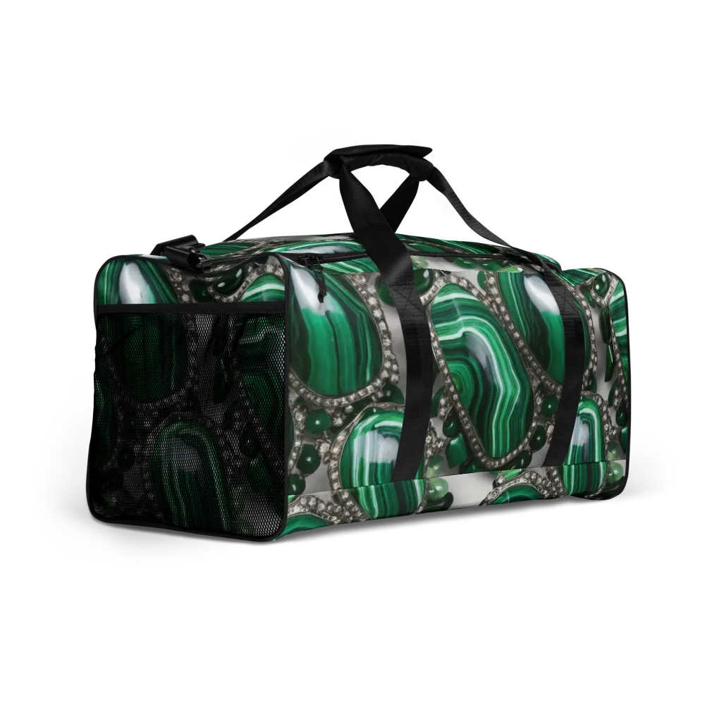Malachite Royale on Duffle Bag — Right Front