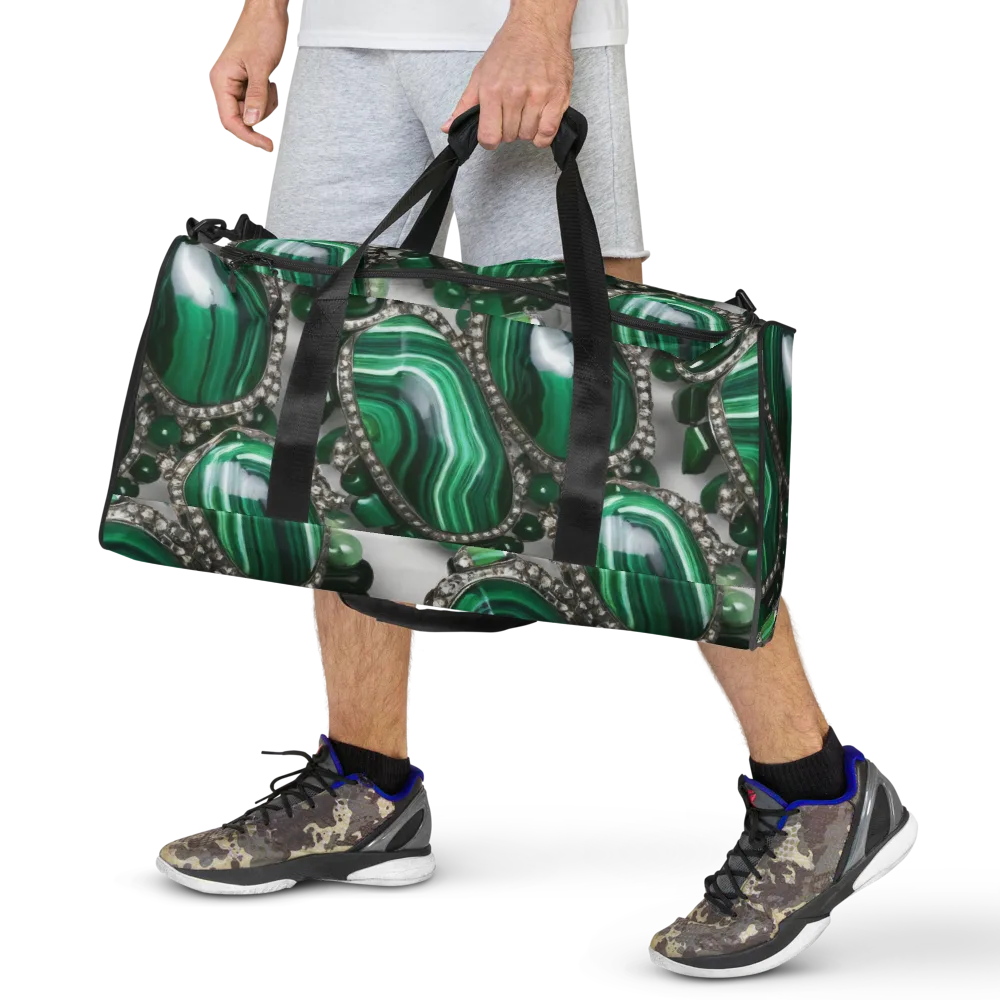 Malachite Royale on Duffle Bag — Front