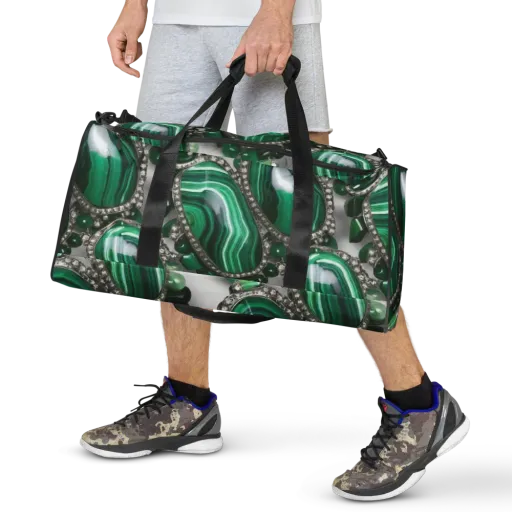 Malachite Royale on a Duffle Bag