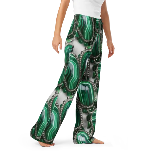 Malachite Royale on a Women's Pajama Pants