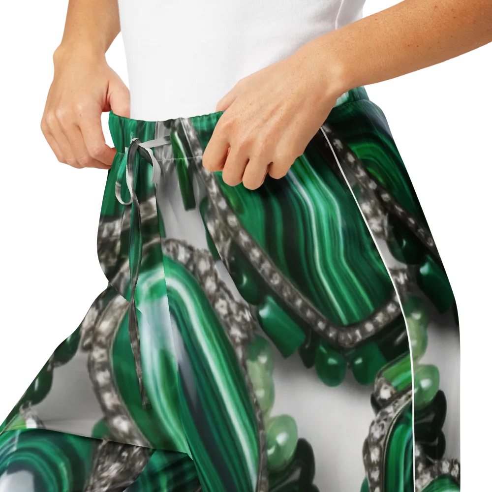 Malachite Royale on Women's Pajama Pants — Product details