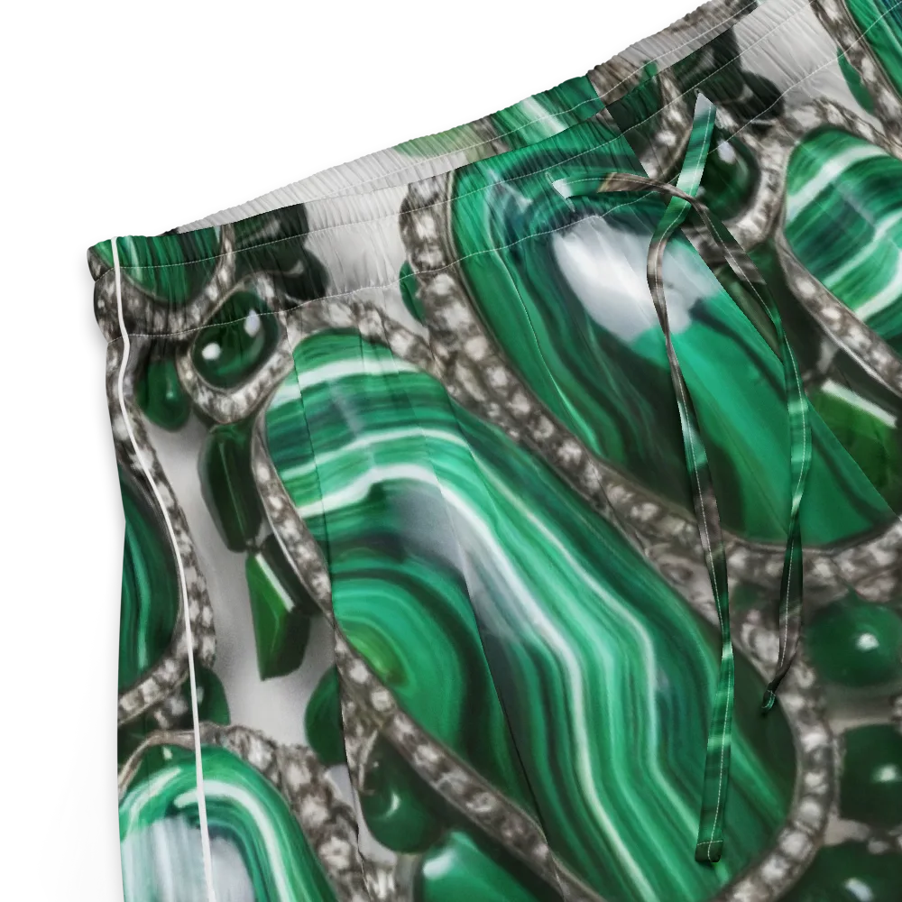 Malachite Royale on Women's Pajama Shorts — Product details