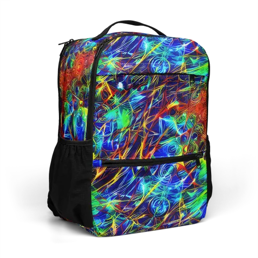 Limefire Cartography on a Utility Backpack