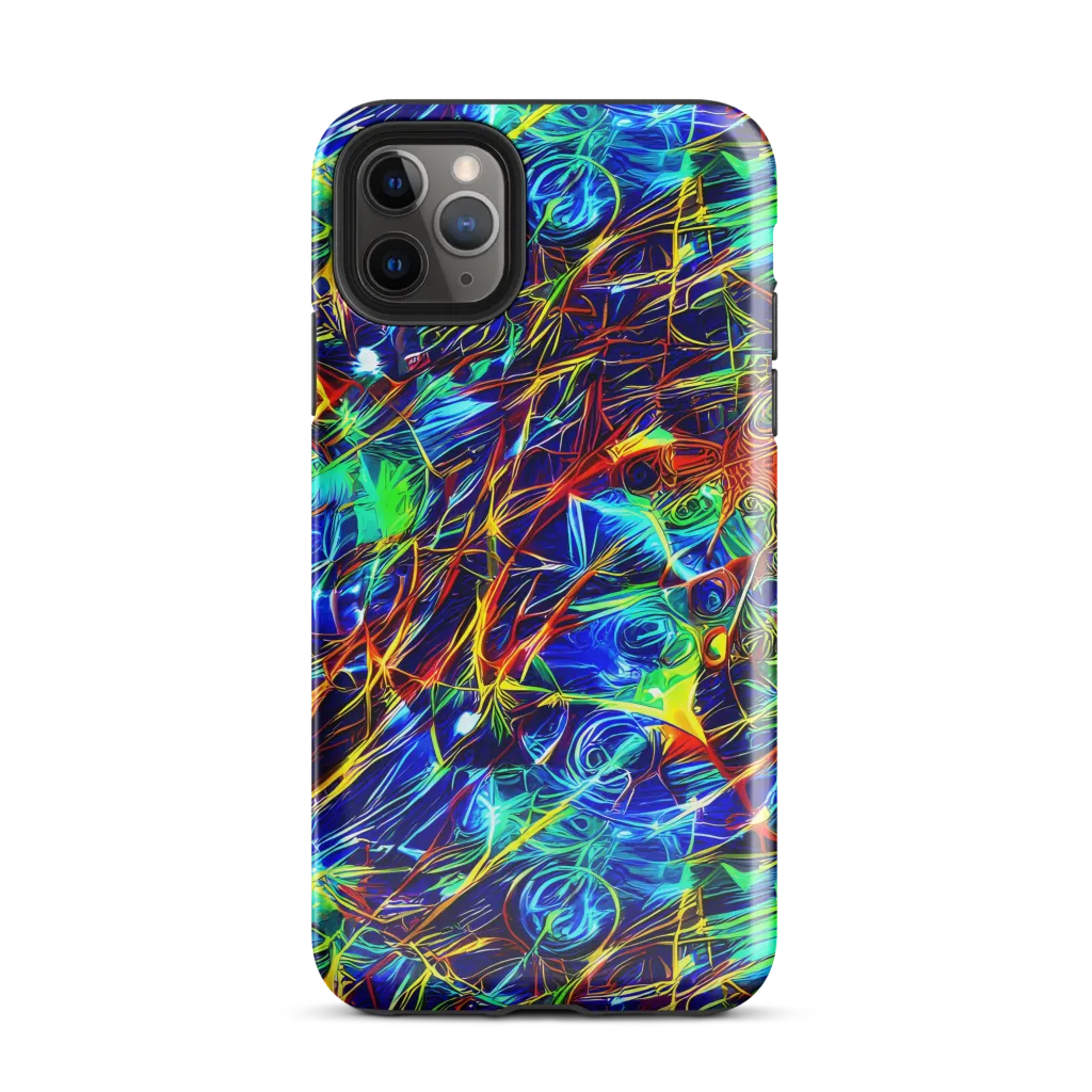 Limefire Cartography on Tough Case for iPhone® — Front