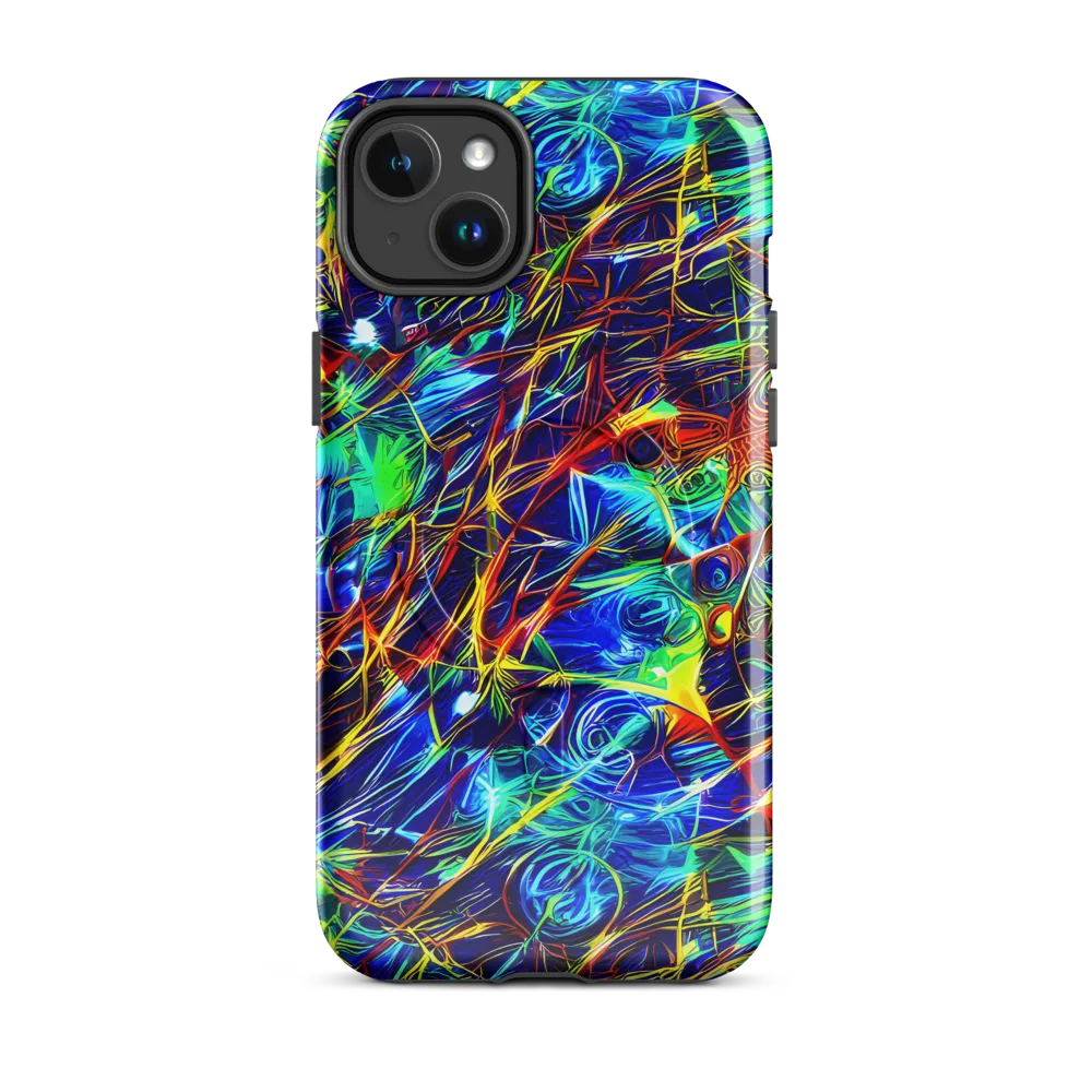 Limefire Cartography on MagSafe Tough Case for iPhone® — Front