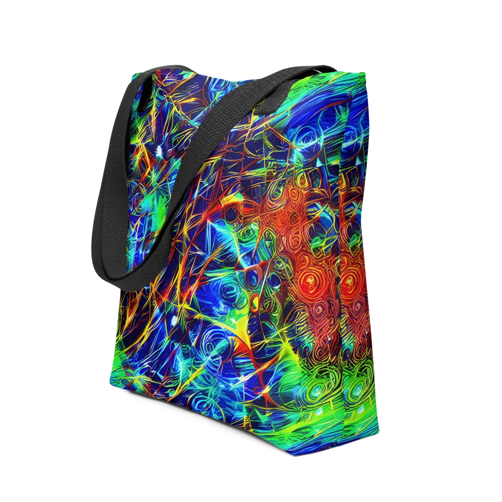 Limefire Cartography on Tote Bag — Front