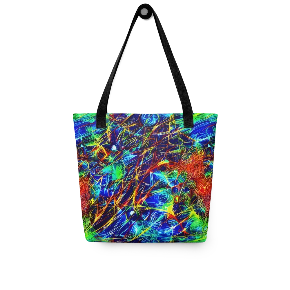 Limefire Cartography on Tote Bag — Front