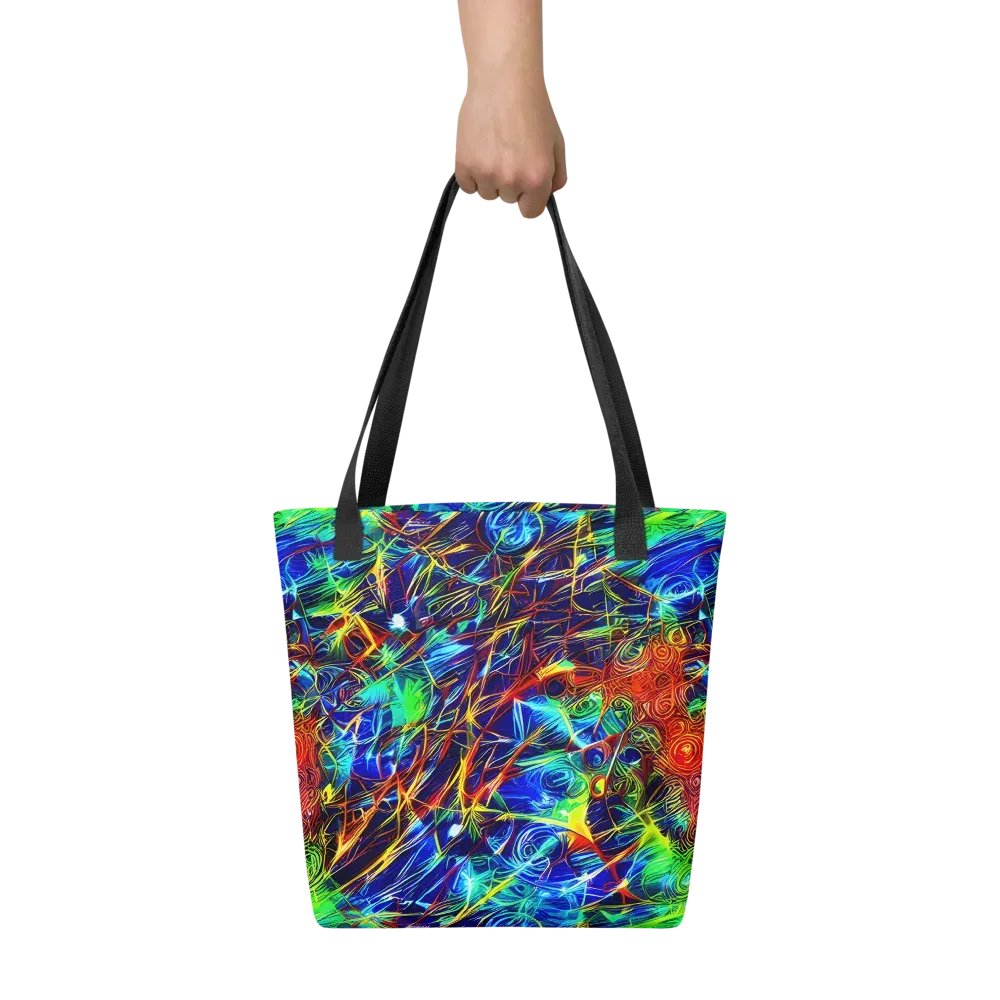 Limefire Cartography on Tote Bag — Front
