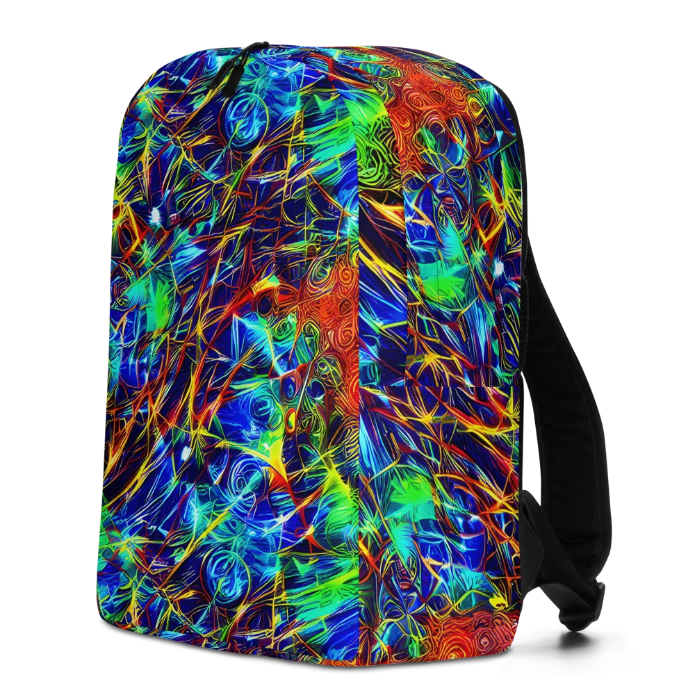 Limefire Cartography on Minimalist Backpack — Left
