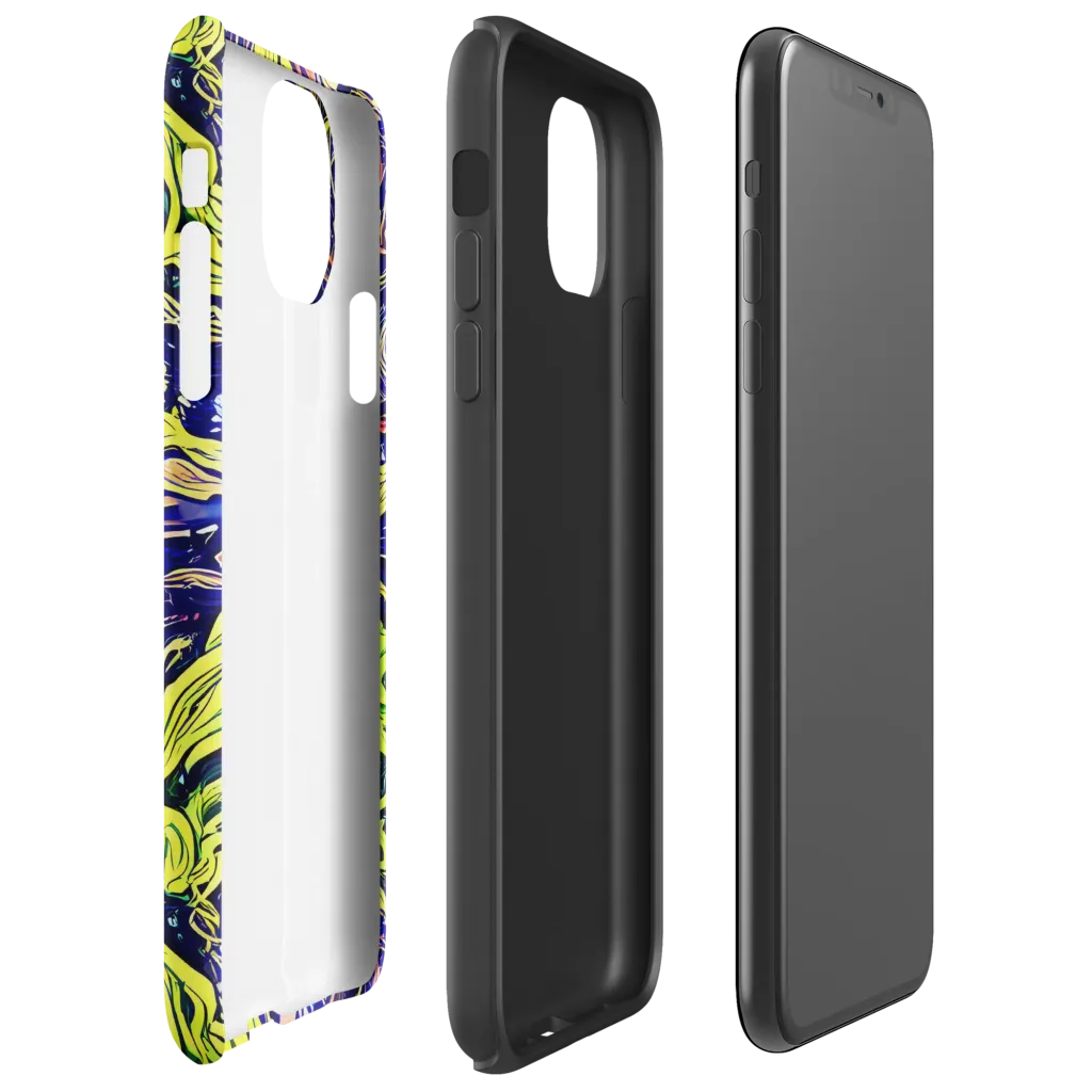 Psychedelic Herbarium on Tough Case for iPhone® — Right