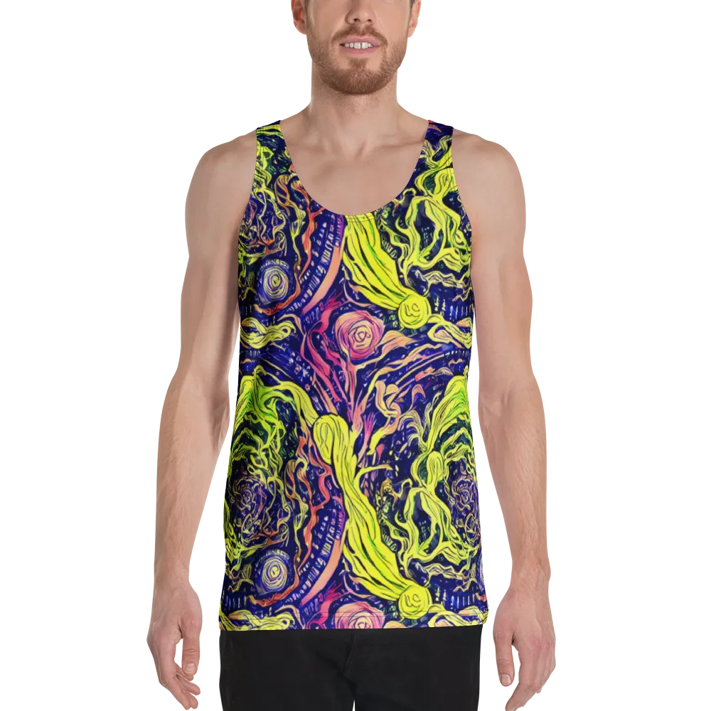 Psychedelic Herbarium on Men's Tank Top — Front