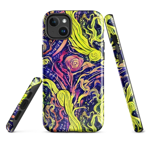 Psychedelic Herbarium on a MagSafe Tough Case for iPhone®